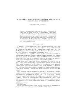 TETRAVALENT EDGE-TRANSITIVE CAYLEY GRAPHS WITH ODD