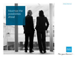 Maximize the possibilities ahead