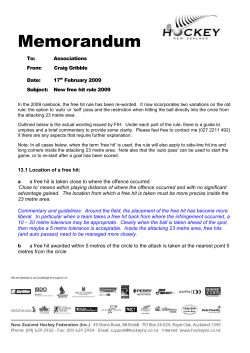 20090217 New free hit rule 2009