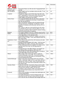 Miles Kilometres Bitts Park &ndash; next to Carlisle Castle
