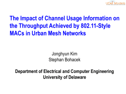Idealized 802.11-style MACs - eecis.udel.edu