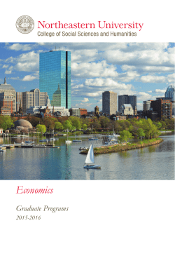 Economics - Northeastern University
