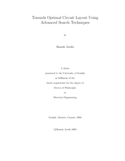 Towards Optimal Circuit Layout Using Advanced Search Techniques