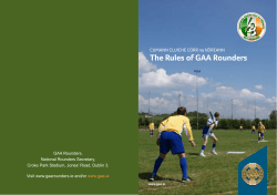 The Rules of GAA Rounders