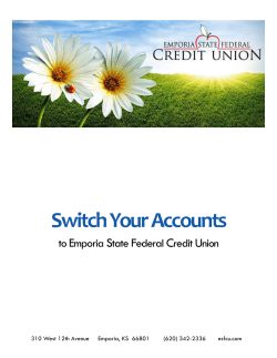 ESFCU Switch Kit - Emporia State Federal Credit Union