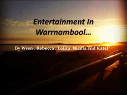 Entertainment In Warrnambool*