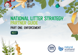 NatIonal LItter STraTEGY