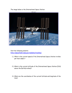 Find a picture of the International Space Station and paste the image