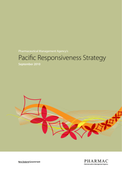 Pacific Responsiveness Strategy