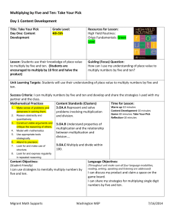Take Your Pick Template