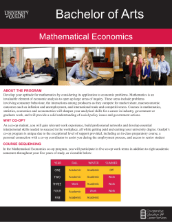 Mathematical Economics
