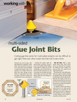 Glue Joint Bits