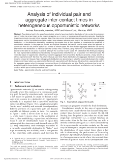 Analysis of individual pair and aggregate inter