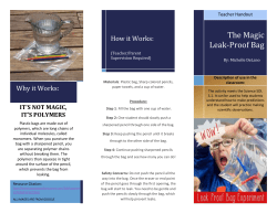 Magic Leak-Proof Bag