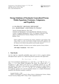 Strong Solutions of Stochastic Generalized Porous Media Equations