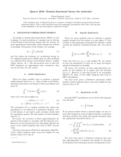 16. Density-functional theory for molecules