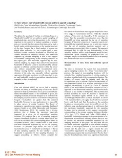 Is there always extra bandwidth in non-uniform