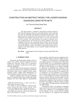 Constructing an abstract model for ladder diagram diagnosis using