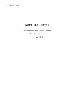 Robot Path Planning - cse.scu.edu