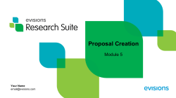 Module 5 - Proposal Creation