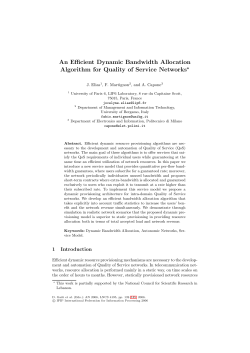 An Efficient Dynamic Bandwidth Allocation Algorithm for Quality of