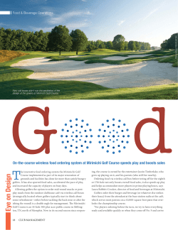 "Good Call - Ritron Callboxes Add Profit to Golf Course Ops"