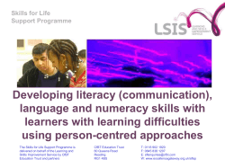 Skills for Life Support Programme
