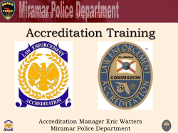 Accreditation Refresher Training - FLA-PAC