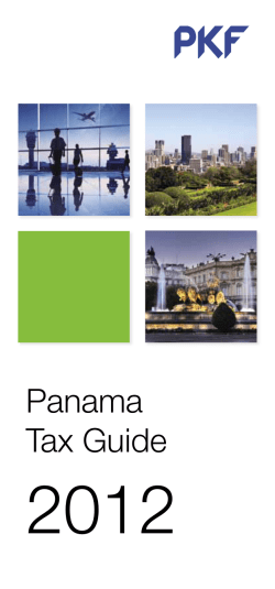 Panama Tax Guide - PKF International