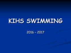 KIHS SWIMMING