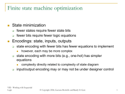 Sequential logic implementation