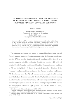 ON DOMAIN MONOTONICITY FOR THE
