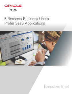 5 Reasons Business Users Prefer SaaS Applications
