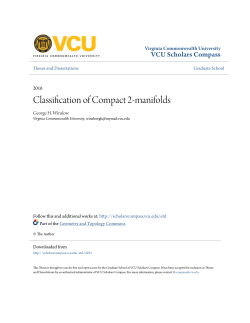 Classification of Compact 2-manifolds