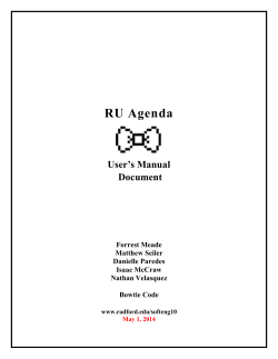 User`s Manual Template