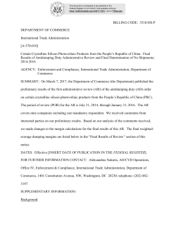 3510-DS-P DEPARTMENT OF COMMERCE International
