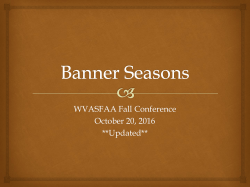 Banner Seasons