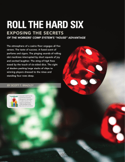 ROLL THE HARD SIX - Lockton Companies
