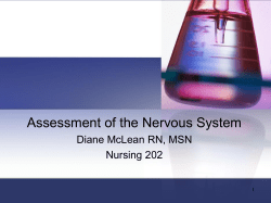 Neuromuscular alterations 202