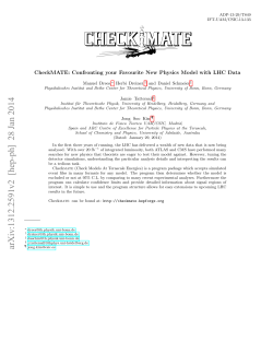 CheckMATE: Confronting your Favourite New Physics Model with