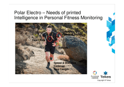 Polar Electro &ndash; Needs of printed Intelligence in Personal