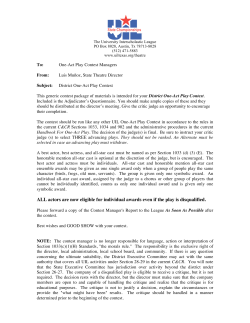 actors are now eligible for individual awards even if the play is