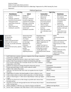 Midterm Study Guide (History Section)