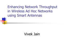Enhancing Network Throughput in Wireless Ad Hoc