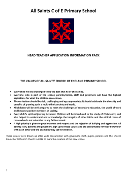 All-Saints-Head-Teacher-application-pack