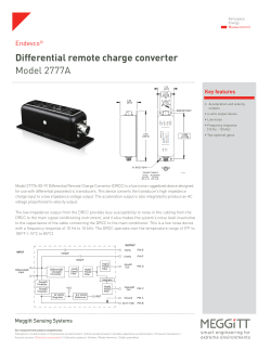 Differential remote charge converter Model 2777A