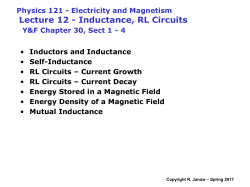 Changing current i changing flux EMF is induced in wire loop