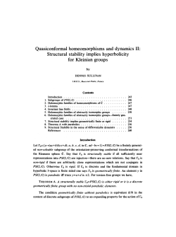 Quasiconformal homeomorphisms and dynamics II