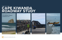 Appendix 4. Cape Kiwanda Roadway Study