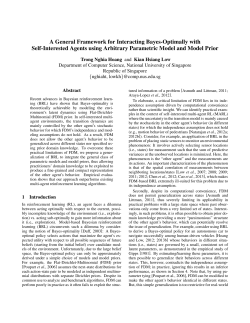 A General Framework for Interacting Bayes